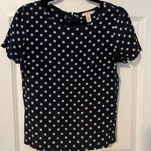 J. Crew | Short Sleeve Silk Top | Size 4